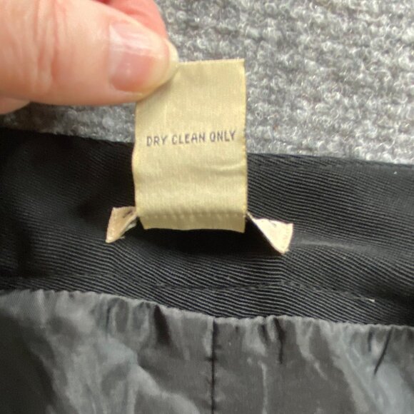 Apostrophe Essentials Skirt‎ Womens 16 Black Lined Slit Business Office Wear - Picture 5 of 10